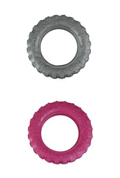 Hračka pes Pneumatika plovací Vanilková velká 15 cm 1 ks