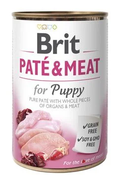 Konzerva BRIT Paté & Meat Puppy 400 g
