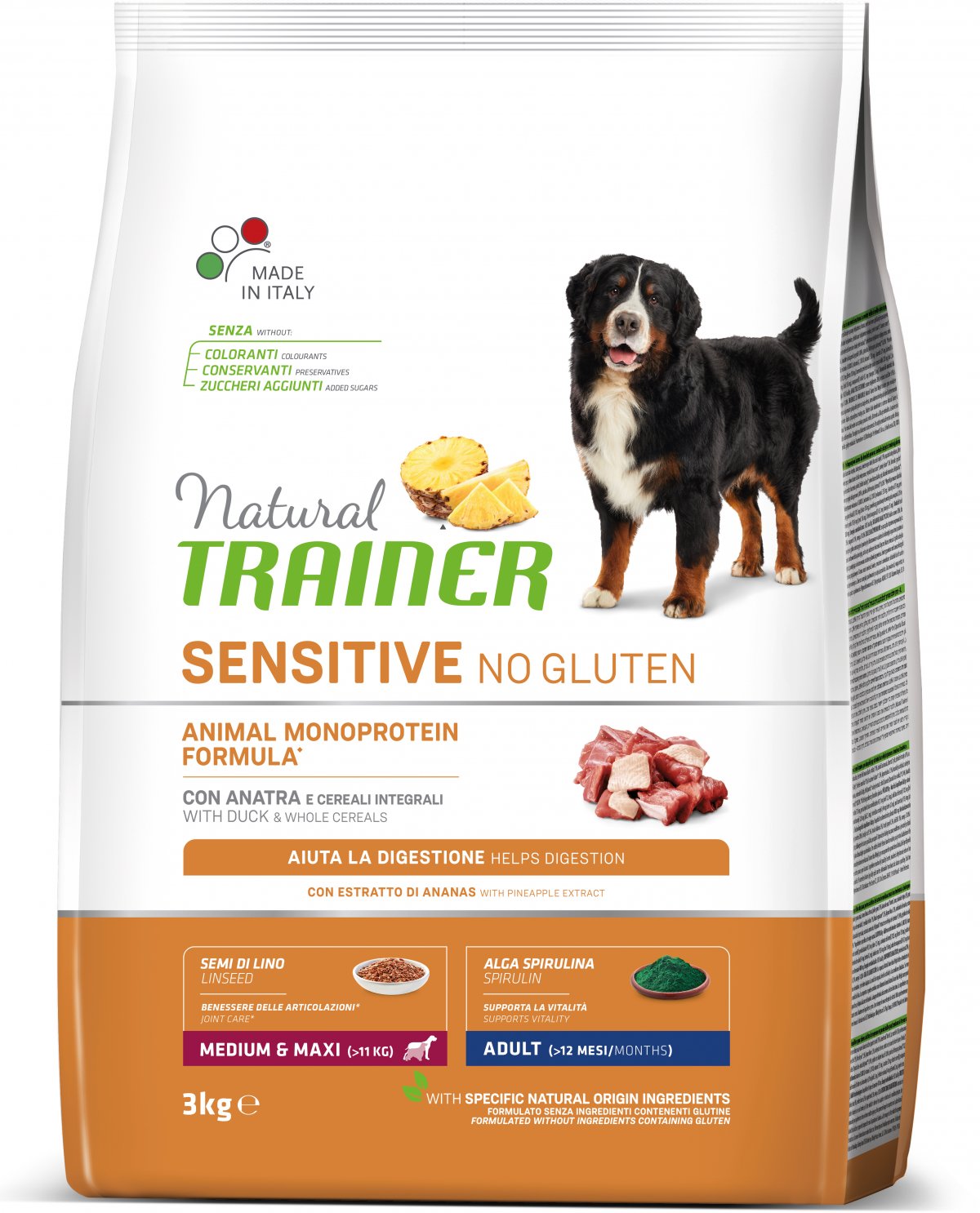 TRAINER Natural SENSITIVE No gluten Adult M/M kachna 3kg