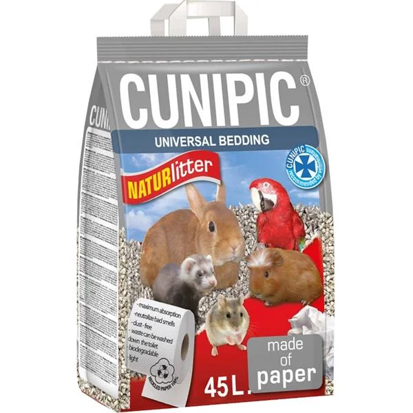 Podestýlka hlod. Naturlitter paper Cunipic 45 l 45 l