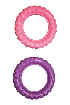 Hračka pes Pneumatika plovací Vanilková malá SP