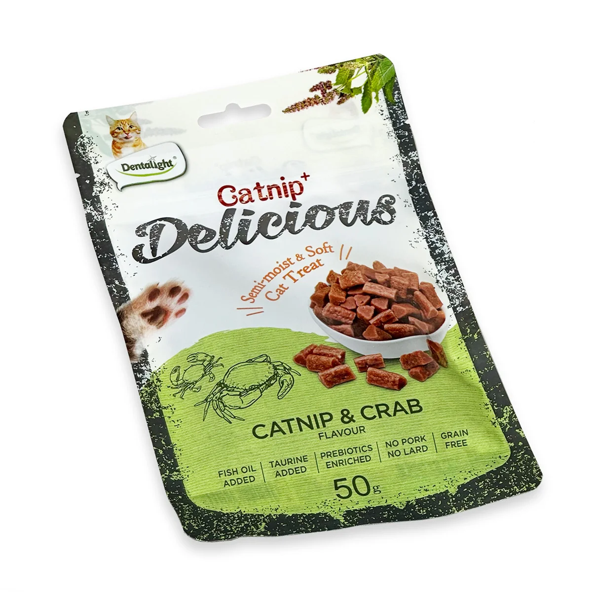 Dentalight Catnip Delicious Crab Flavour 50g