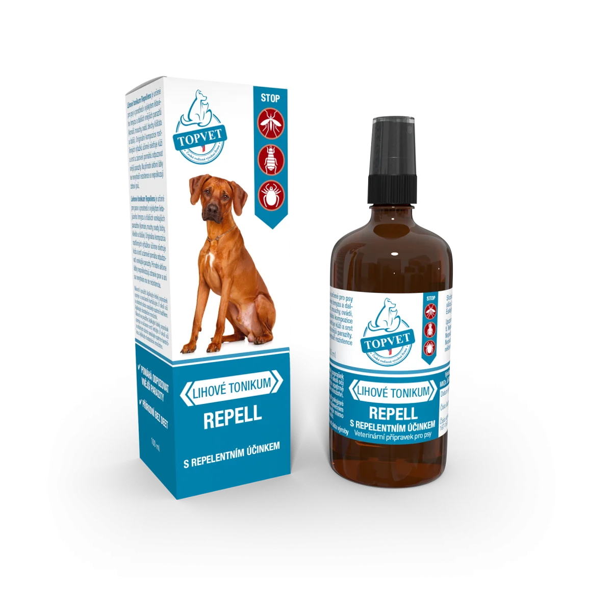 Lihové tonikum Repell pro psy TOPVET  100ml