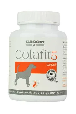 Colafit 5 Na Klouby Pro Psy Barevné 100 tbl