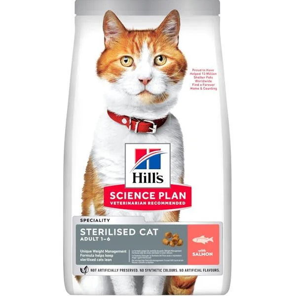 Hill´s Hill's Science Plan Feline Adult Sterilised Cat Salmon 15 kg