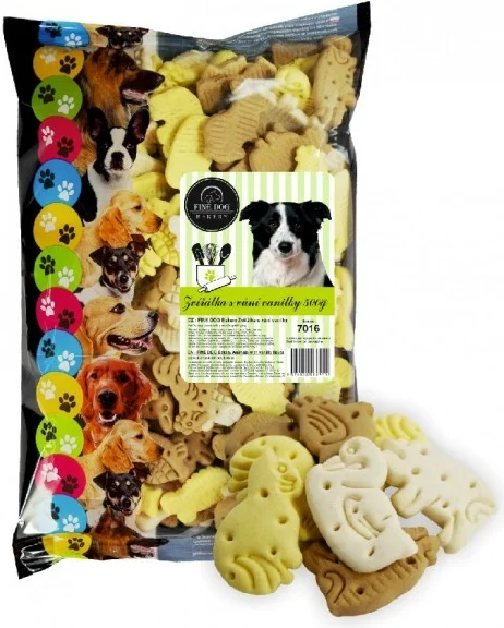 Fine Dog Bakery zvířátka s vůní vanilky 500g