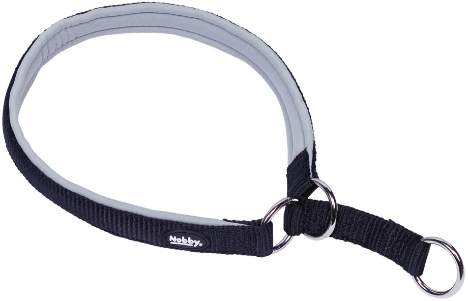 Nobby CLASSIC PRENO polostahovací obojek polstrovaný šedá S 35-40cm