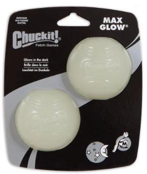 Hračka pes Chuckit Max Glow  M 6cm/2ks