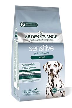 Arden Grange GF Dog Adult Sen.Oc.White Fish&Potato  2kg