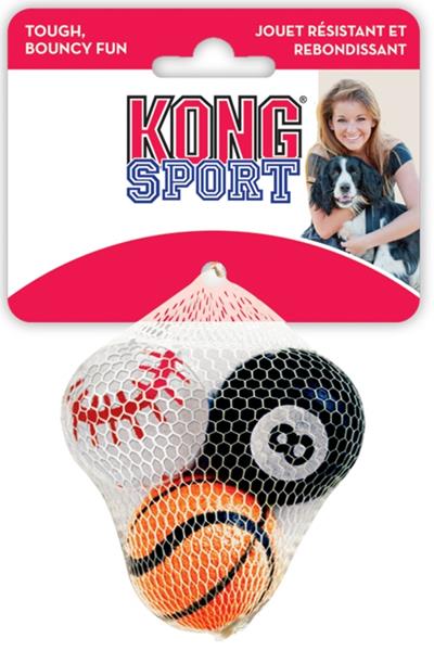 Hračka tenis SPORT Míč malý mix Kong, small 3 ks