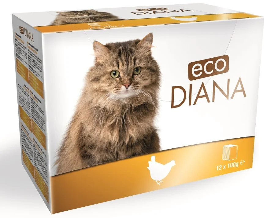 Diana Eco Diana eco kapsičky kuřecí kousky v omáčce 12x100g