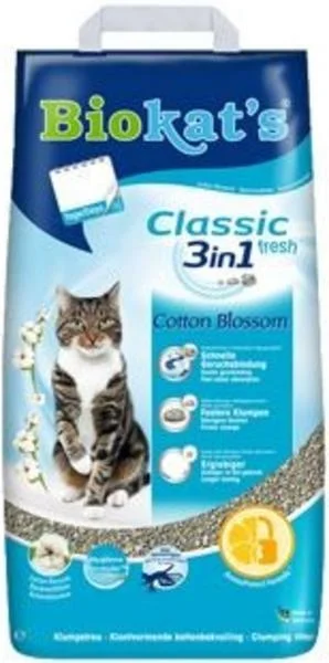 BIOKAT´S Podestýlka BIOKATS Natural Cotton Blossom 5kg