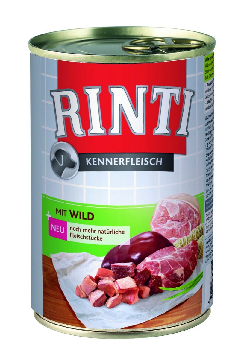 Rinti Dog Kennerfleisch konzerva zvěřina 12x400g