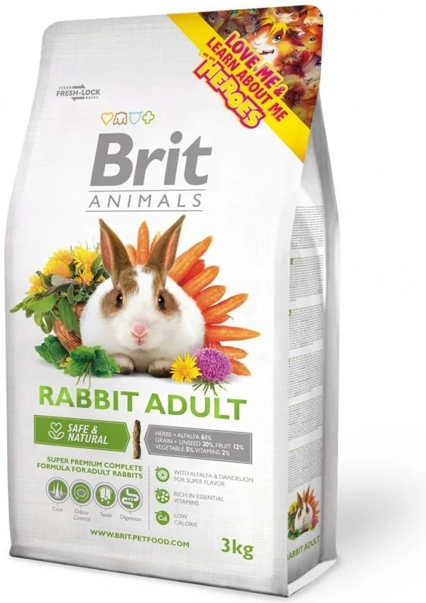 Brit Animals Rabbit Adult Complete 3 kg