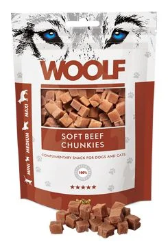 WOOLF pochoutka beef chunkies  100g