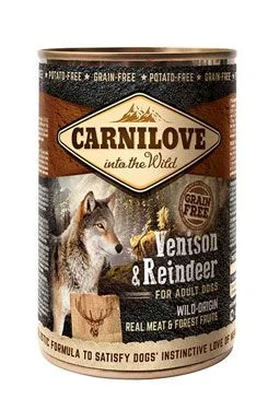 Konzerva CARNILOVE Dog Wild Meat Venison & Reindeer 400 g