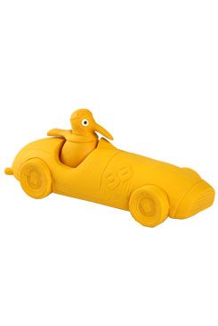 Hračka pes CIGAR latex,pískací,oranžová KW 19 cm