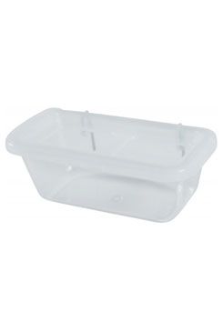 Krmítko pro ptáky plast s dělící mřížkou Zolux 9,2x5,5x5 cm