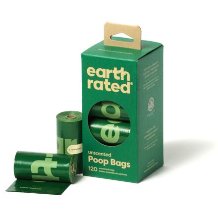 Earth Rated sáčky na psí exkrementy bez vůně  8 rolí