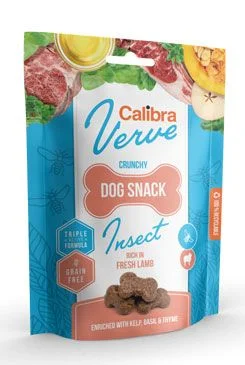 Calibra Dog Verve Crunchy Snack Insect&Fresh Lamb 150 g
