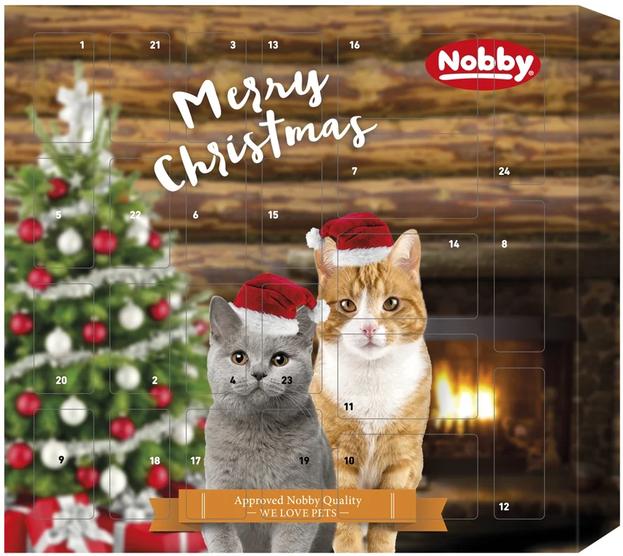 Nobby XMAS Nobby StarSnack adventní kalendář pro kočky