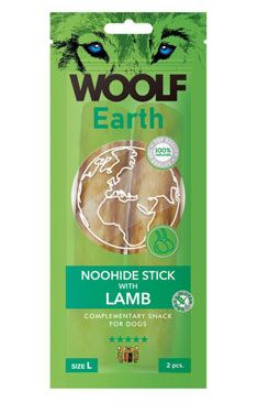 Woolf pochoutka Earth NOOHIDE L Sticks with Lamb  85g