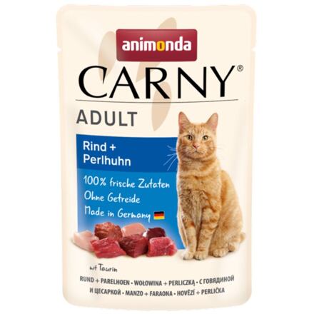Kapsička ANIMONDA Carny Adult - hovězí + perlička 85 g