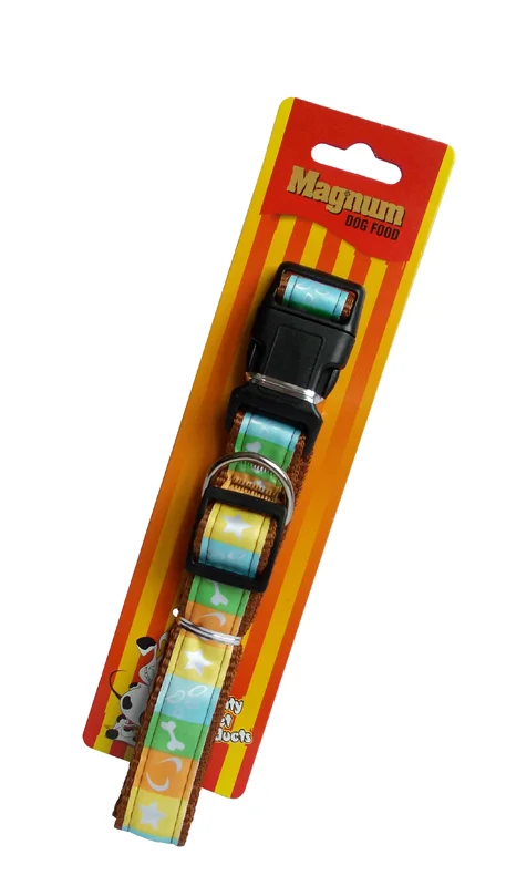 Magnum Obojek pro psy žlutý 25mm x 45-70cm