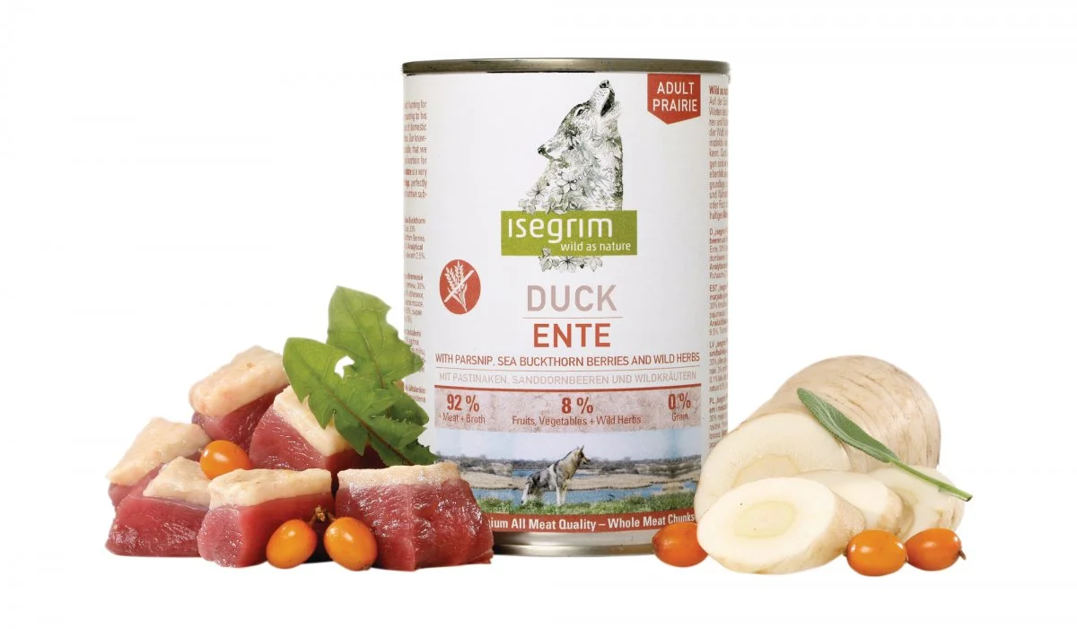 Isegrim ISEGRIM Adult Prairie: Kachna s pastinákem, rakytníkem a bylinkami 800 g