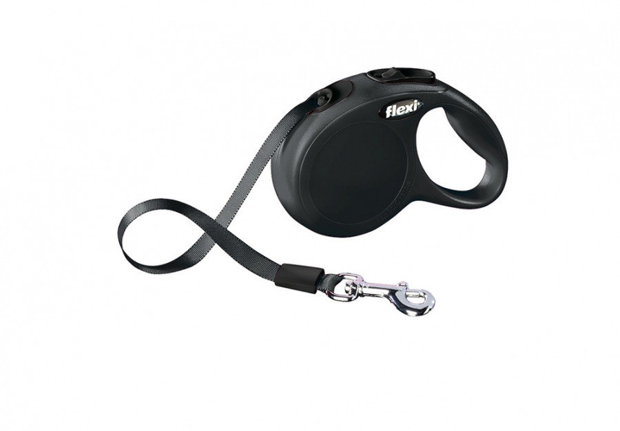 Vodítko FLEXI Classic NEW pásek 3 m/ 12 kg černá
