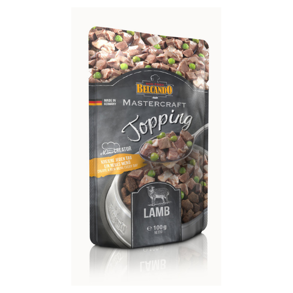 Belcando MasterCraft Topping Lamb - Jehněčí s hráškem 100g