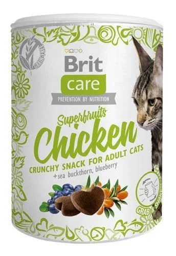 Brit Care Cat Snack Superfruits Chicken  100g