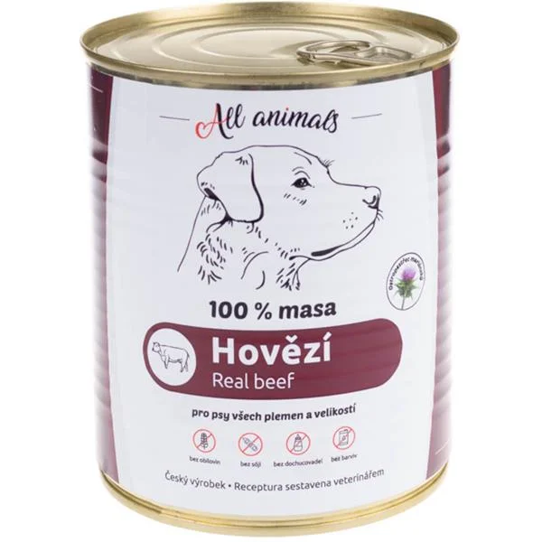 All Animals DOG hovězí mleté 800g
