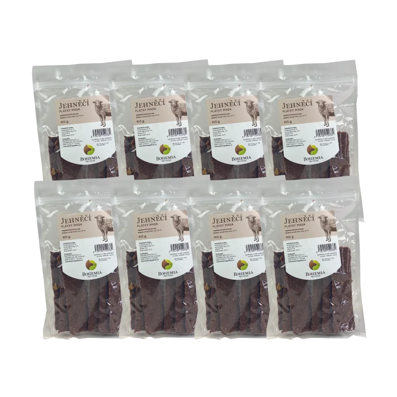 Bohemia Pet Food BOHEMIA 20x Jehněčí plátky 100g
