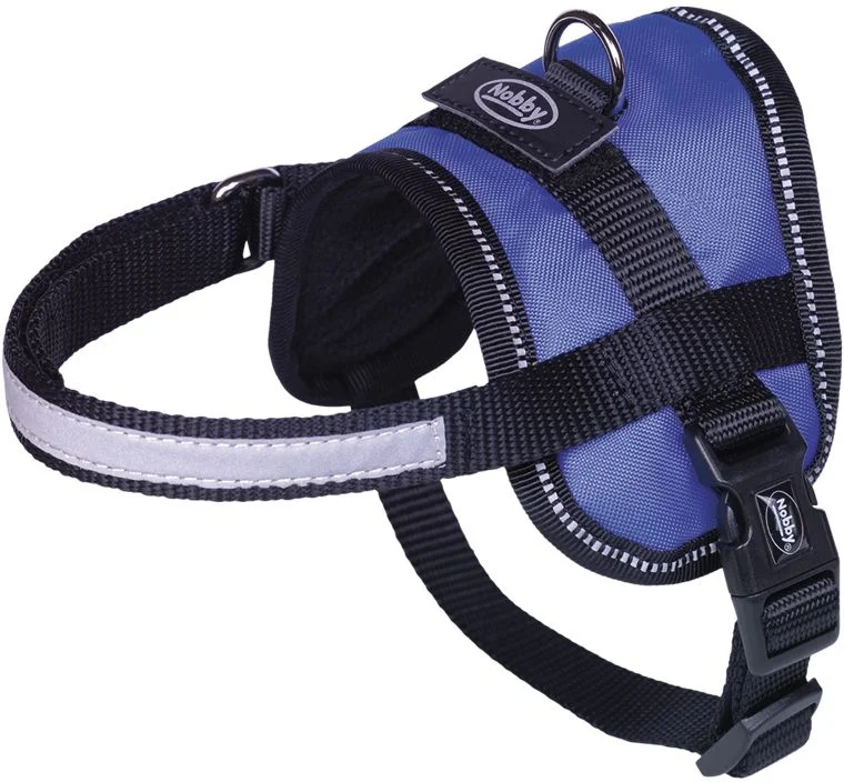 Nobby Seguro Mini bezpečnostní postroj pro psa S modrá 31-40cm