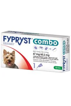 Antiparazitní pipety Fypryst Combo spot-on dog S do 10kg - VLP