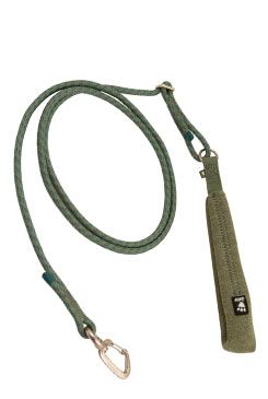 HURTTA Adjustable lanové vodítko pro psy zelené 120-180cm 1 ks, Tloušťka vodítka (mm): 6