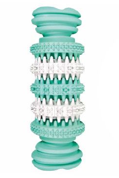 Hračka TRIXIE Denta Fun gumová kost mátová 11,5 cm 1 ks