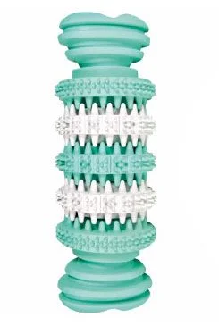 Hračka TRIXIE Denta Fun gumová kost mátová 11,5 cm 1 ks