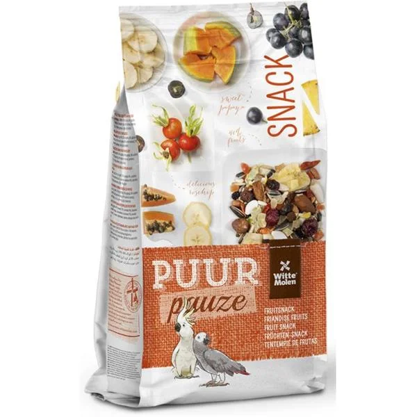Witte Molen PUUR PUUR pauze pták - Snack Muesli Parrot Fruit 750g