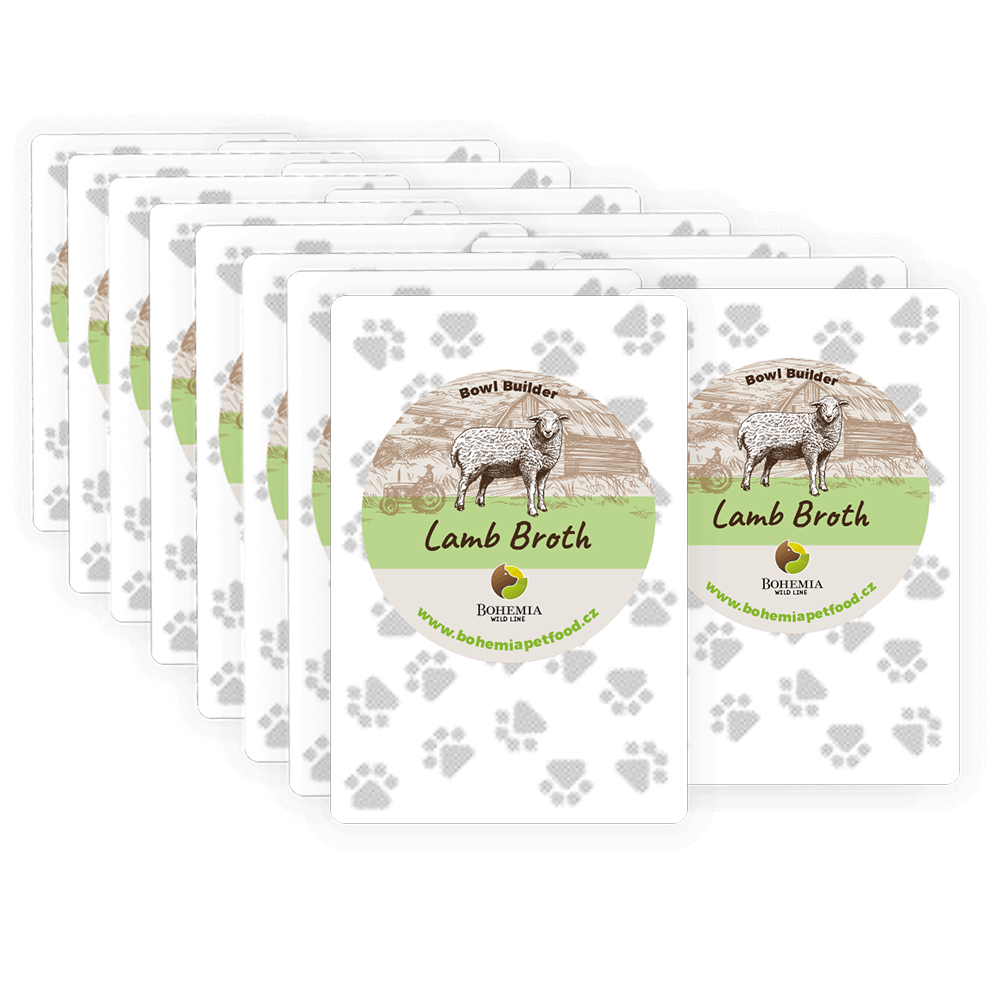 BOHEMIA Lamb Broth jehněčí vývar pro psy BOX 15x100 ml