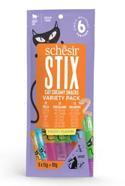 Schesir Cat pochoutka Stix Liquid Snack Variety 6x15g 6x15 g 