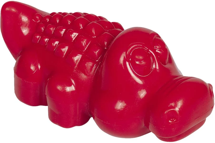 Nobby silná gumová hračka na pamlsky krokodýl 17,5cm