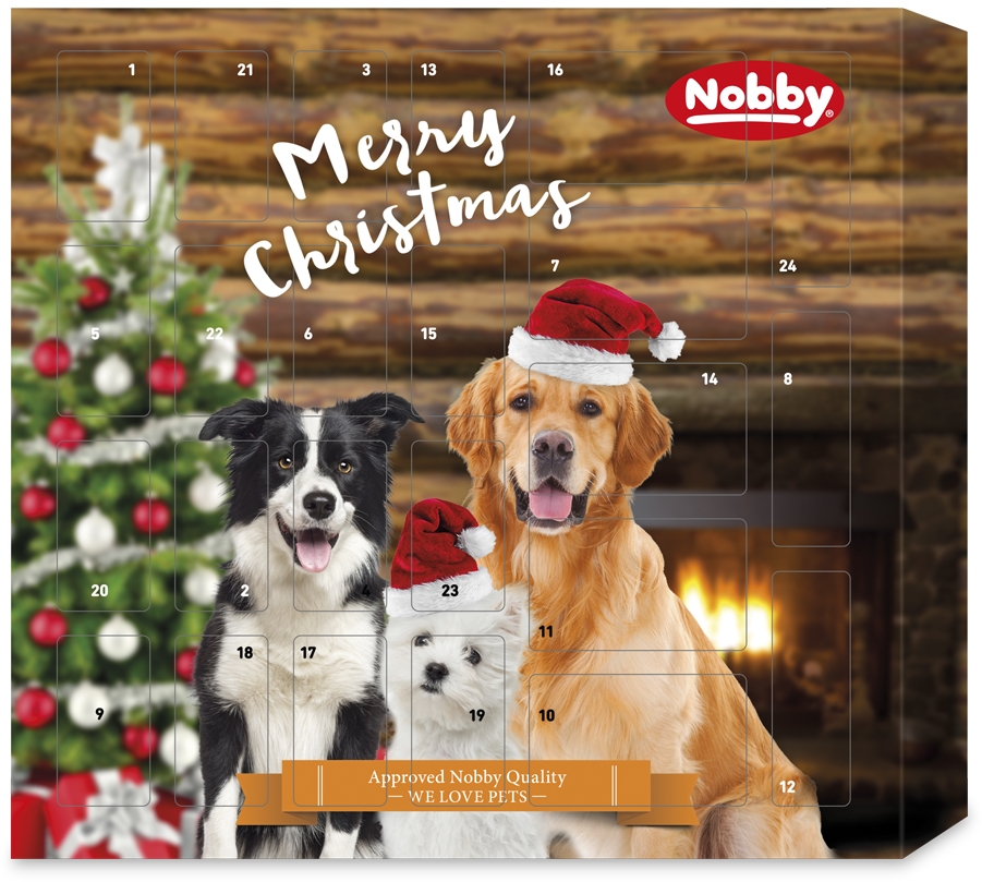 Nobby XMAS Nobby StarSnack adventní kalendář pro psy