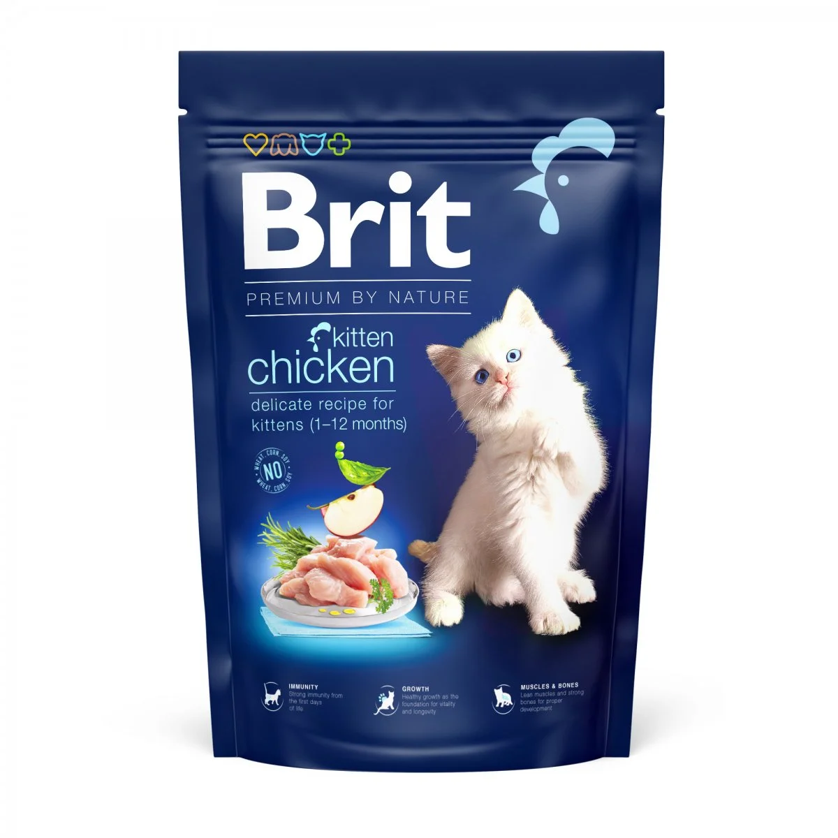 BRIT Premium by Nature Cat Kitten Chicken 1,5 kg
