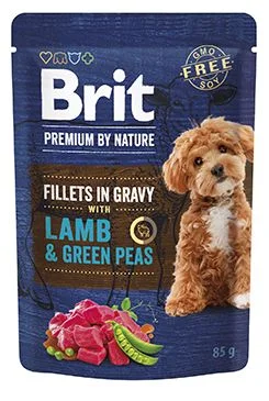 Brit Premium by Nature Adult Gravy Lamb/Green Peas - 85g