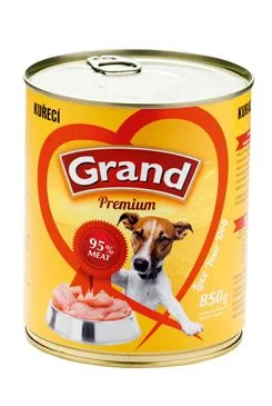 GRAND konz. pes kuřecí 850 g