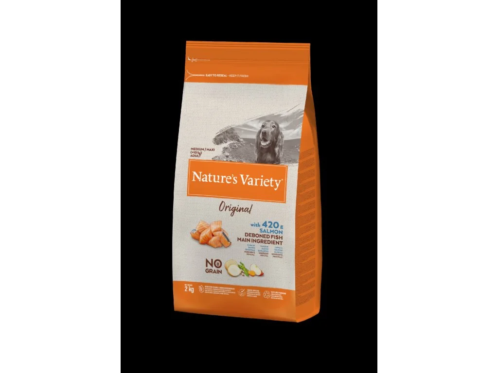 Natures Variety Nature´s variety orig. NG med. ad. Dog s lososem 2kg