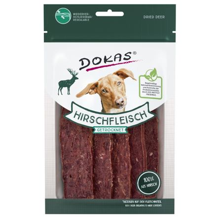 Dokas – Jelení maso plátky 60 g