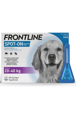 Frontline Spot On Dog 20-40kg pipeta 3x2.68ml
